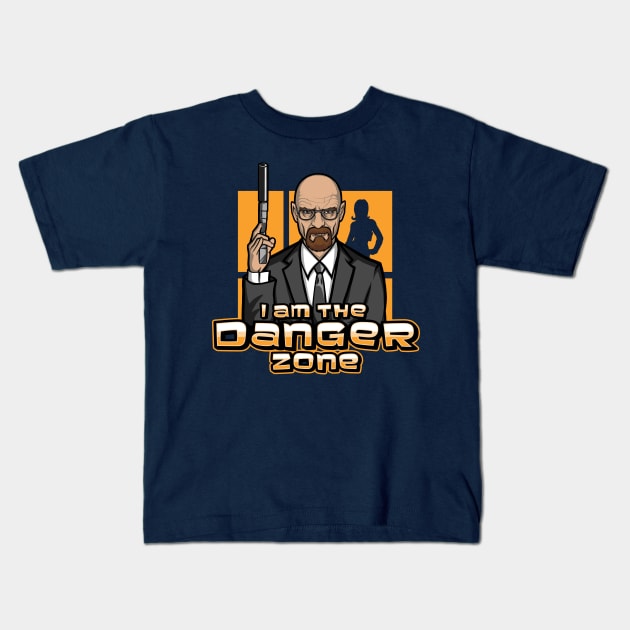 I am the Danger Zone Kids T-Shirt by TrulyEpic